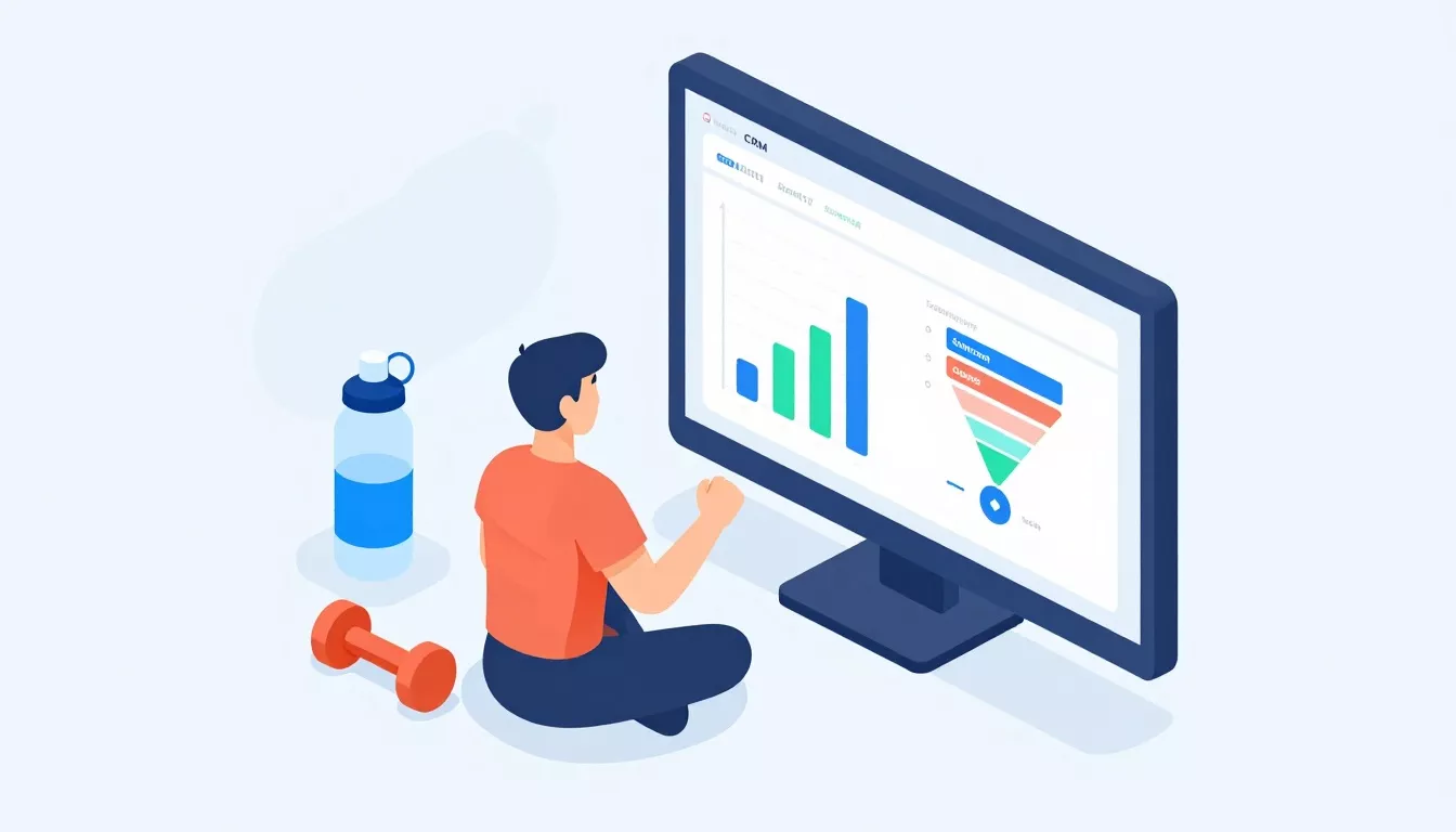Как фитнес-клубу снизить отток клиентов на втором месяце занятий через CRM